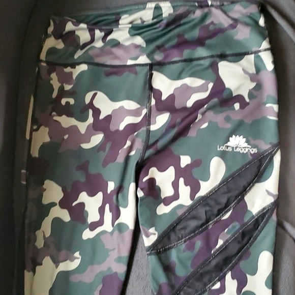 Lotus Leggings Camo with mesh - Picture 1 of 5